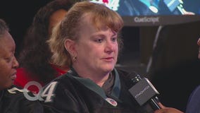 Quincy surprises audience member battling cancer with Eagles tickets