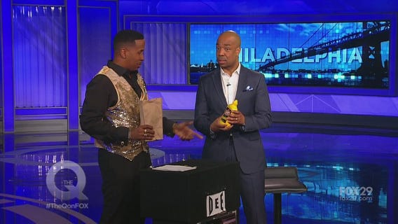 Magician Derek Lee performs on The Q