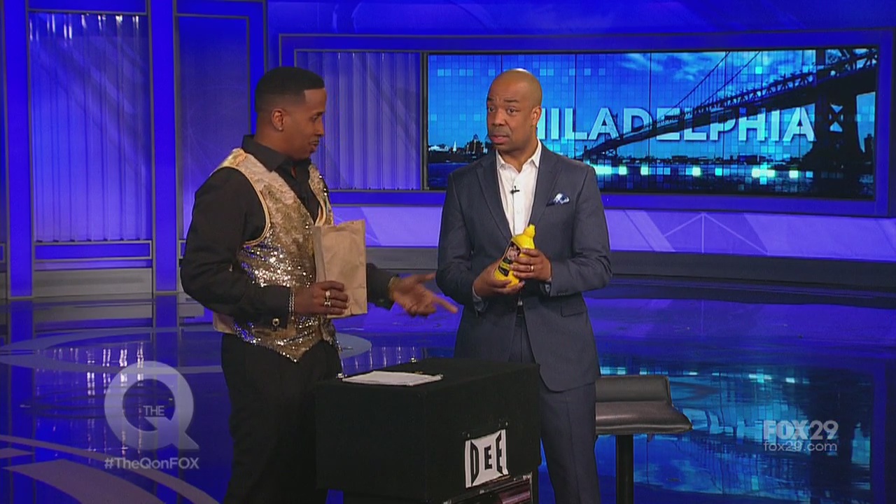 Magician Derek Lee performs on The Q