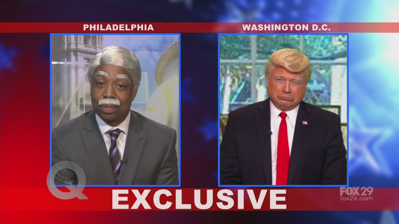 Jahiem Gardner interviews Donald Trump on The Q
