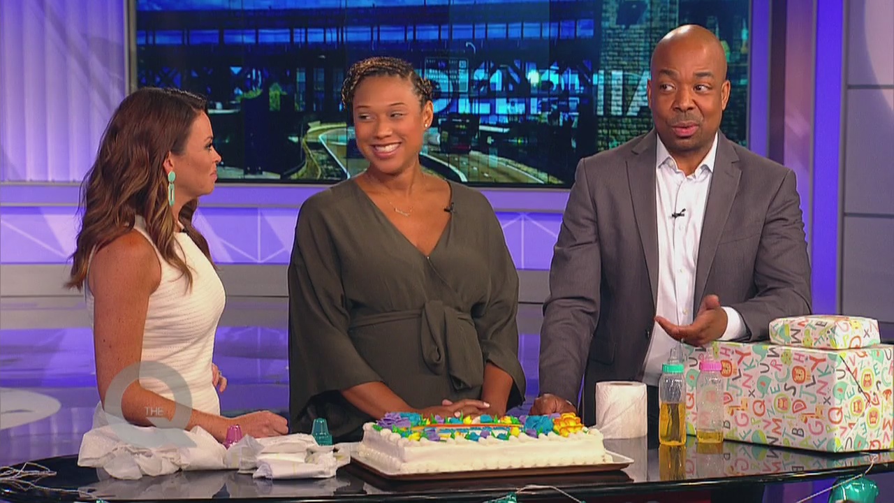 A surprise baby shower for Q and his wife