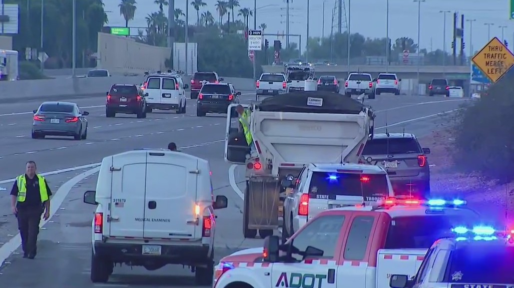 DPS: Pedestrian hit, killed by semi-truck on Loop 101 freeway