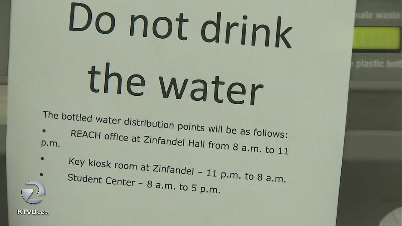 Possible water contamination at Sonoma State University