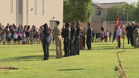 9/11 anniversary ceremony held at Goodyear school