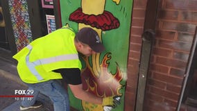 Local man starts team to clean up community by removing graffiti