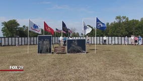 Vietnam Traveling Memorial Wall stops in Pennsville, New Jersey