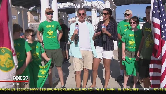 Boy Scout troop 76 joins Town Takeover