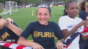 Local youth soccer players prepare to cheer on U.S. Women's National Team in World Cup