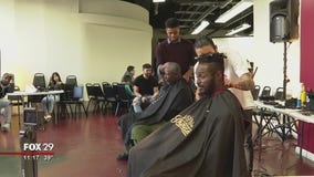 Germantown church becomes barbershop for a day to give back to community