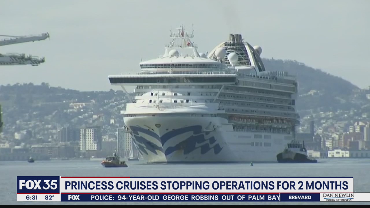 Princess Cruises stopping operations for 2 months