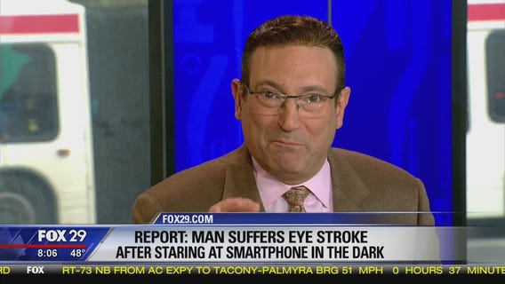 Potential dangers of using phone in the dark