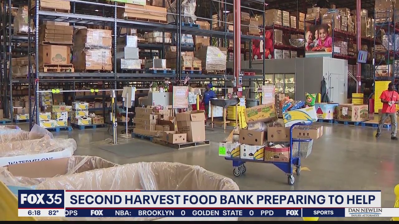 Second Harvest Food Bank preparing to help