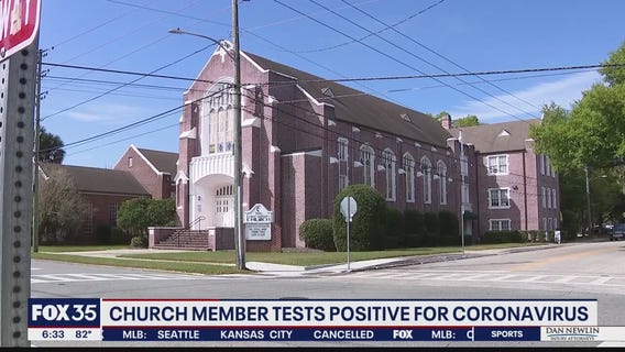 Church member tests positive for coronavirus