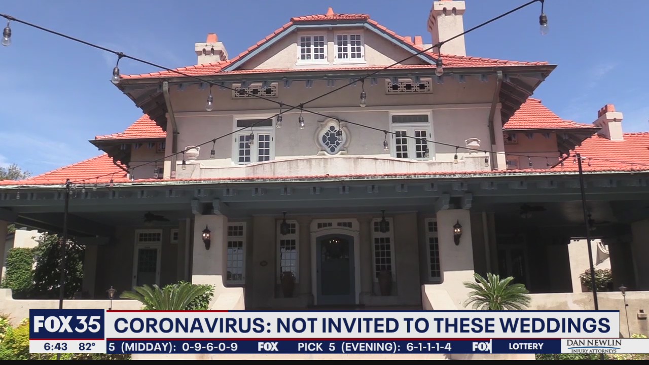 Wedding venues sanitizing to prevent spread of coronavirus