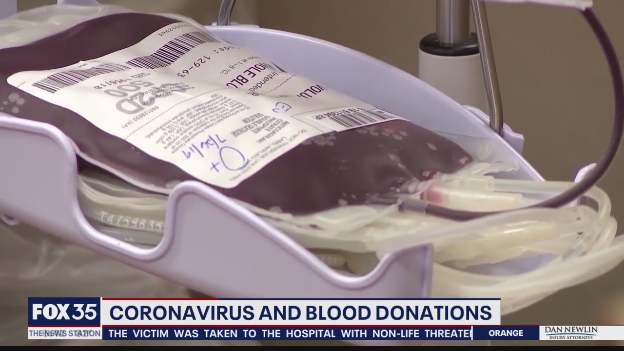 Coronavirus impacting blood donations