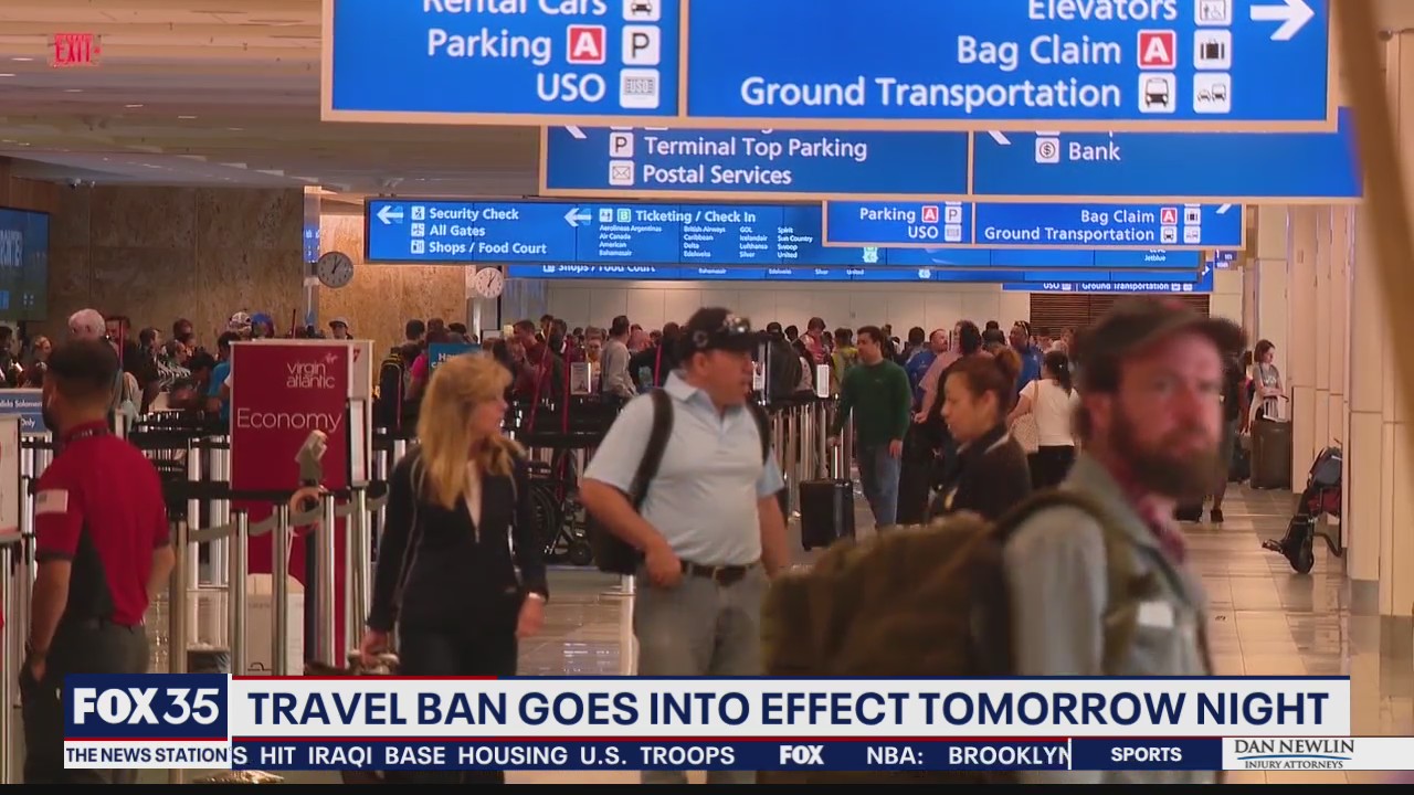 Travel ban goes into effect on Friday