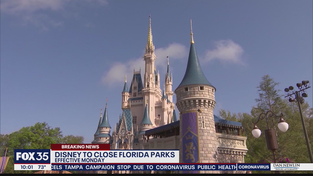 Disney, Universal suspending operations in Florida