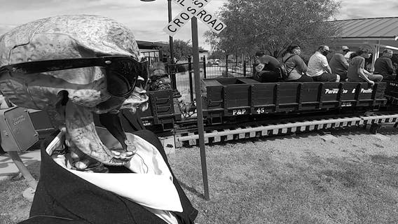 Railroad park in Scottsdale hosting Halloween Spook-Track-ula