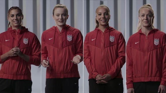 VIDEO: USWNT players share memories with dads ahead of Father's Day WWC game