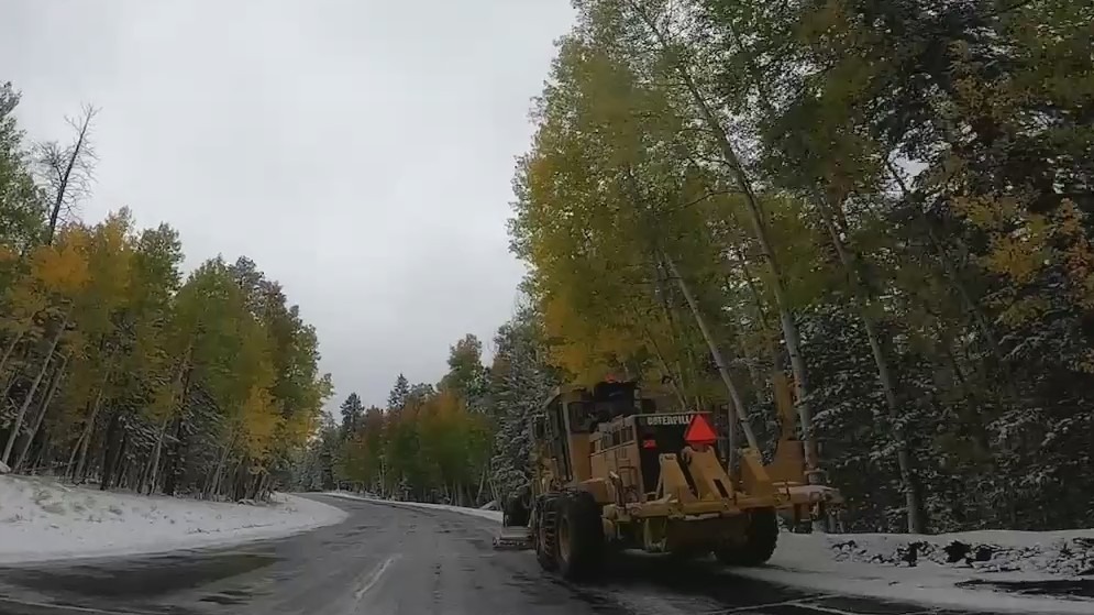 Snow makes an early fall appearance in northern Arizona