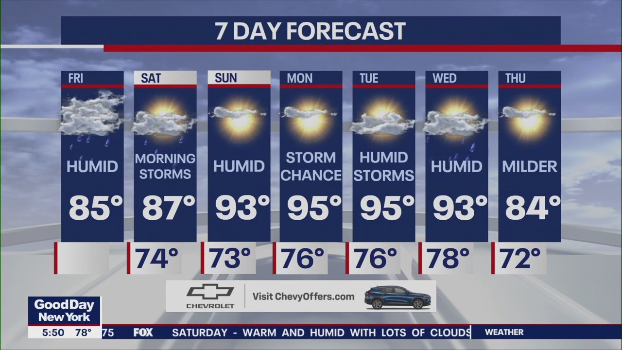 NYC weather forecast