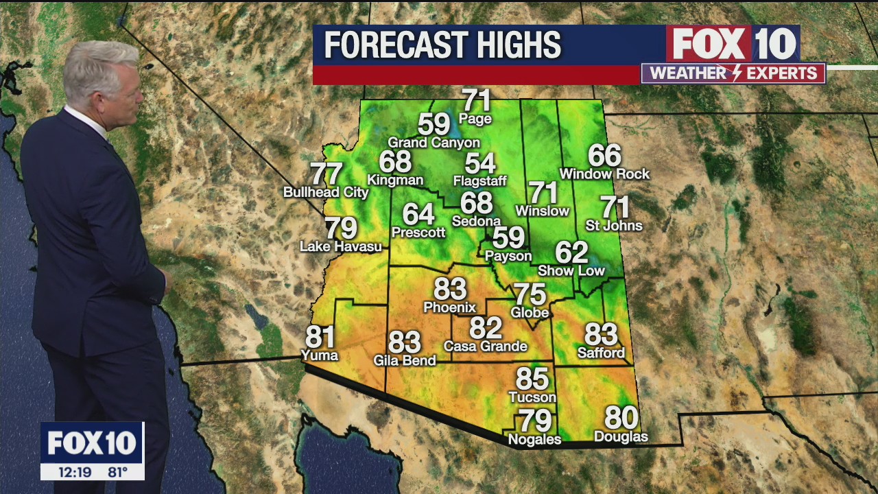 Noon Weather Forecast - 10/18/21