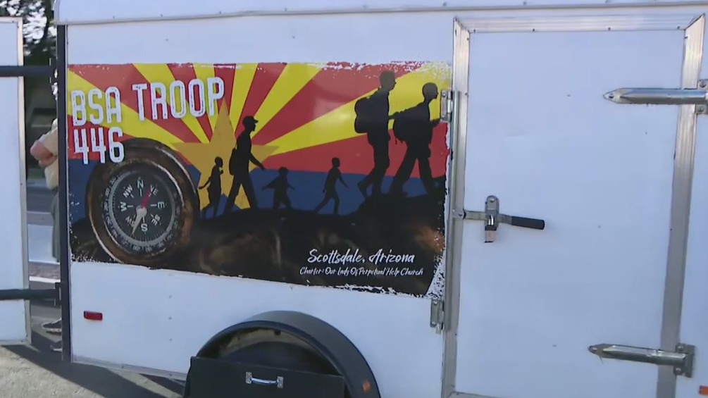 Arizona community raises money to replace stolen Boy Scouts trailer