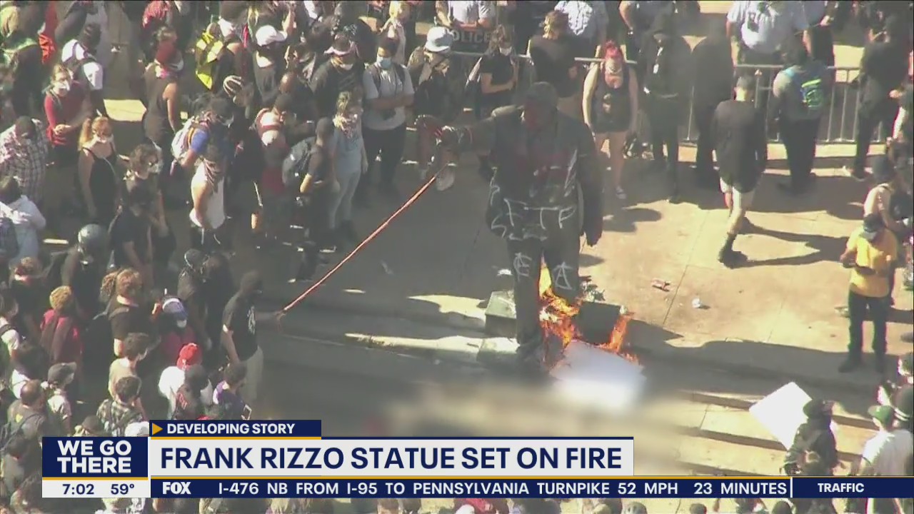 Somber Sunday morning follows riotous, destructive night in Philadelphia