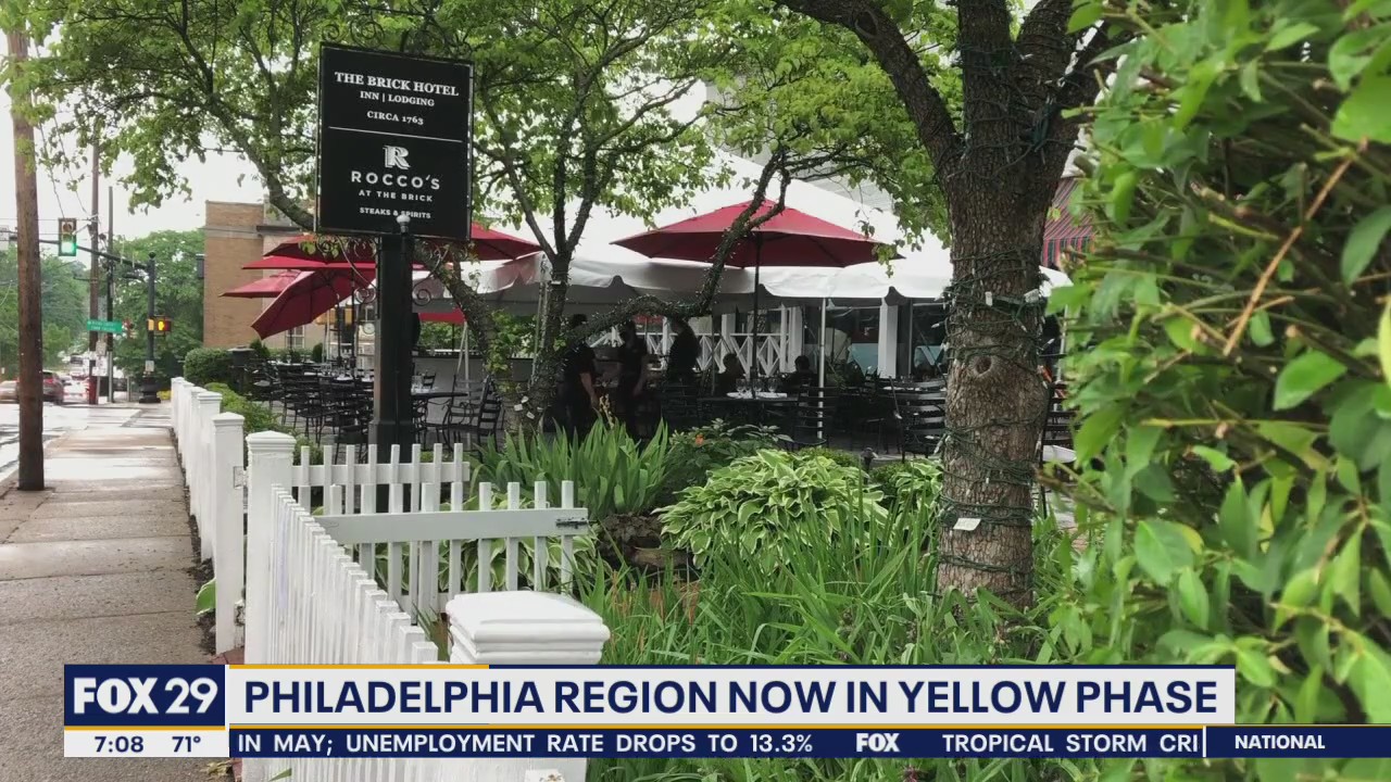 Philadelphia region officially enters yellow phase of pandemic recovery
