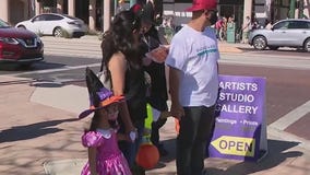 Trick or treaters got a jump start on Halloween at sweet shops in downtown Mesa