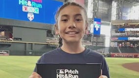 Gilbert softball player attends World Series in Atlanta for 'Pitch, Hit and Run'