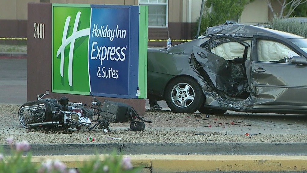 Motorcyclist seriously injured in Phoenix crash | FOX 10 Phoenix