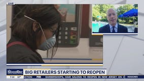 Cashing in: Big box retail stores starting to reopen