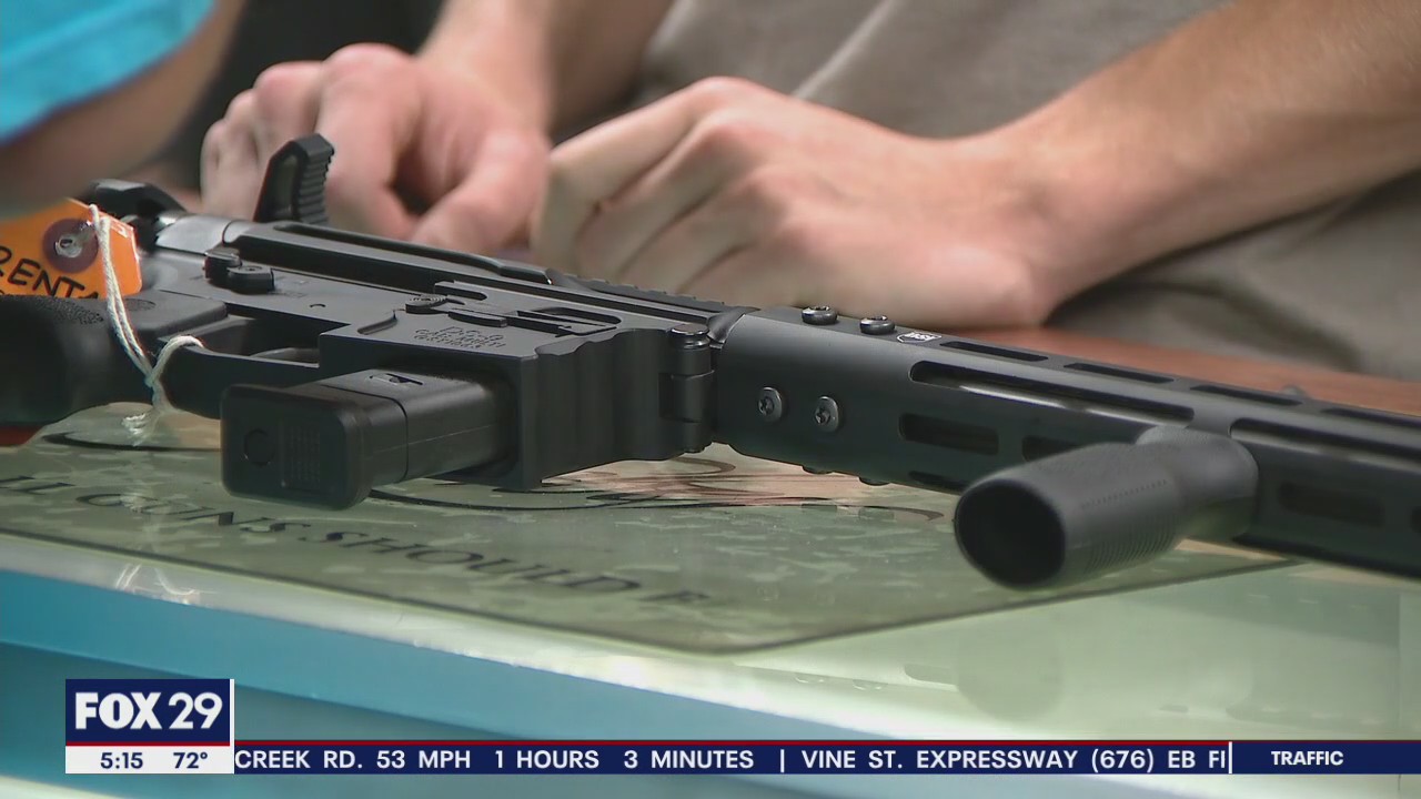 Gun sales are roaring and show no signs of slowing down