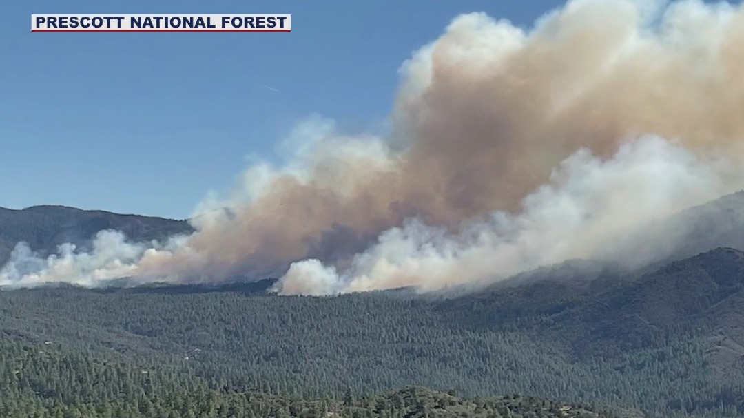 Prescribed burns underway across Prescott National Forest