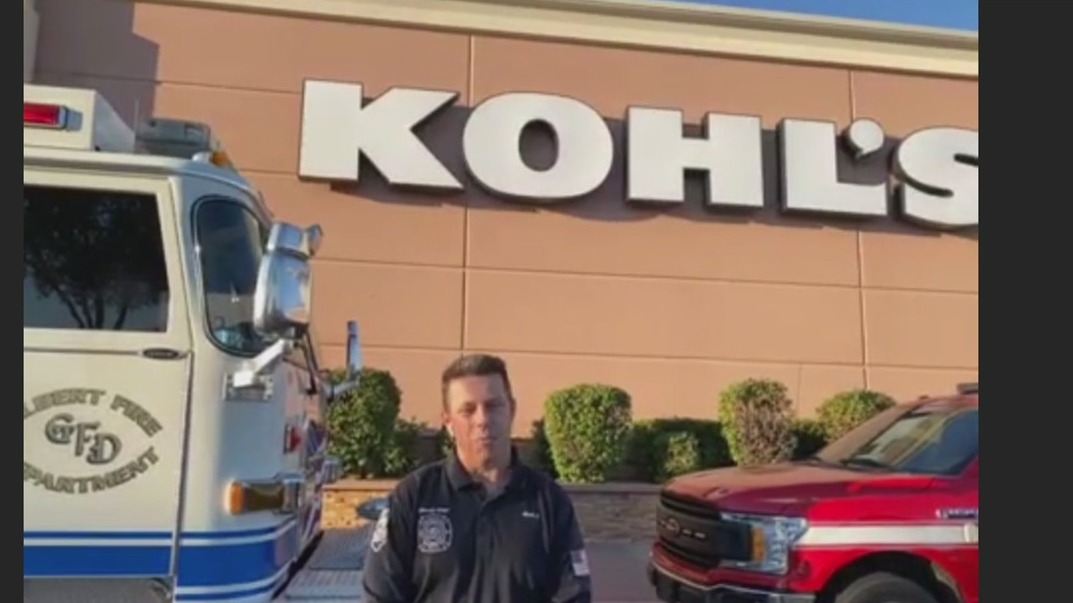 Gilbert firefighters take kids on shopping spree