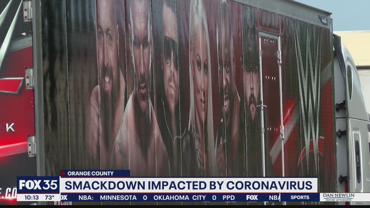 Show goes on for WWE Smackdown in empty Orlando arena?