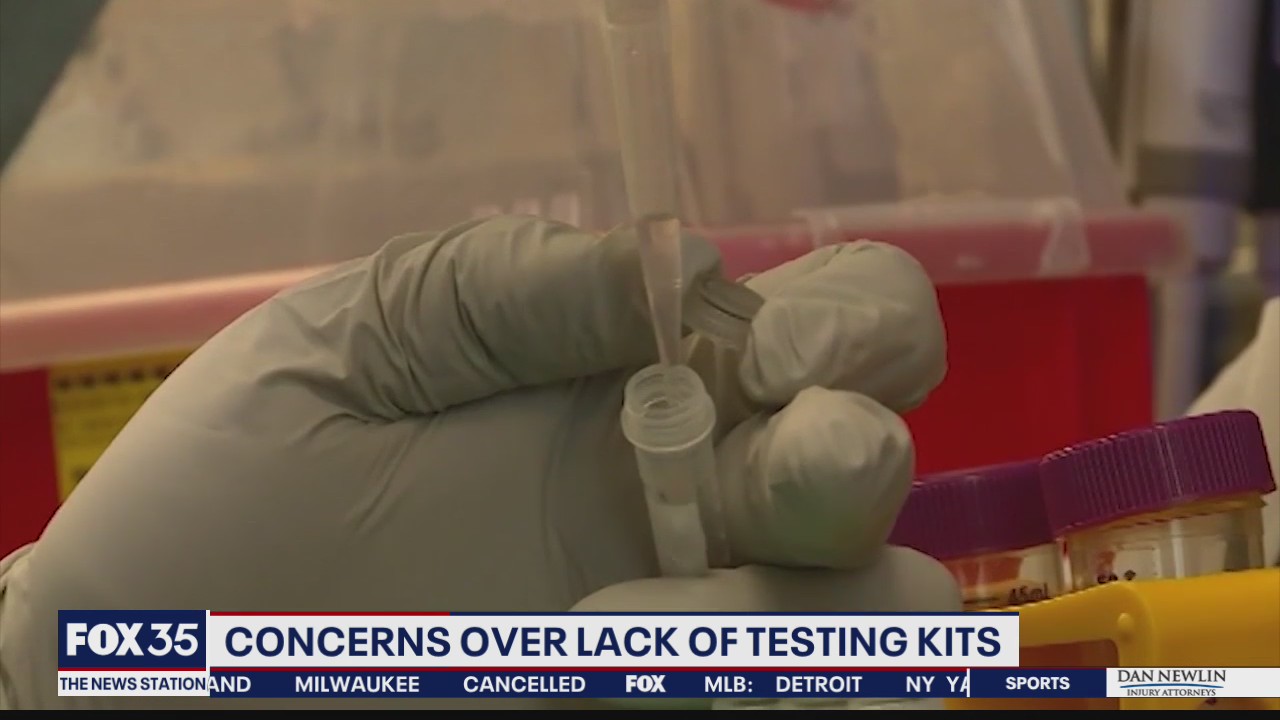 Concerns over lack of testing kits