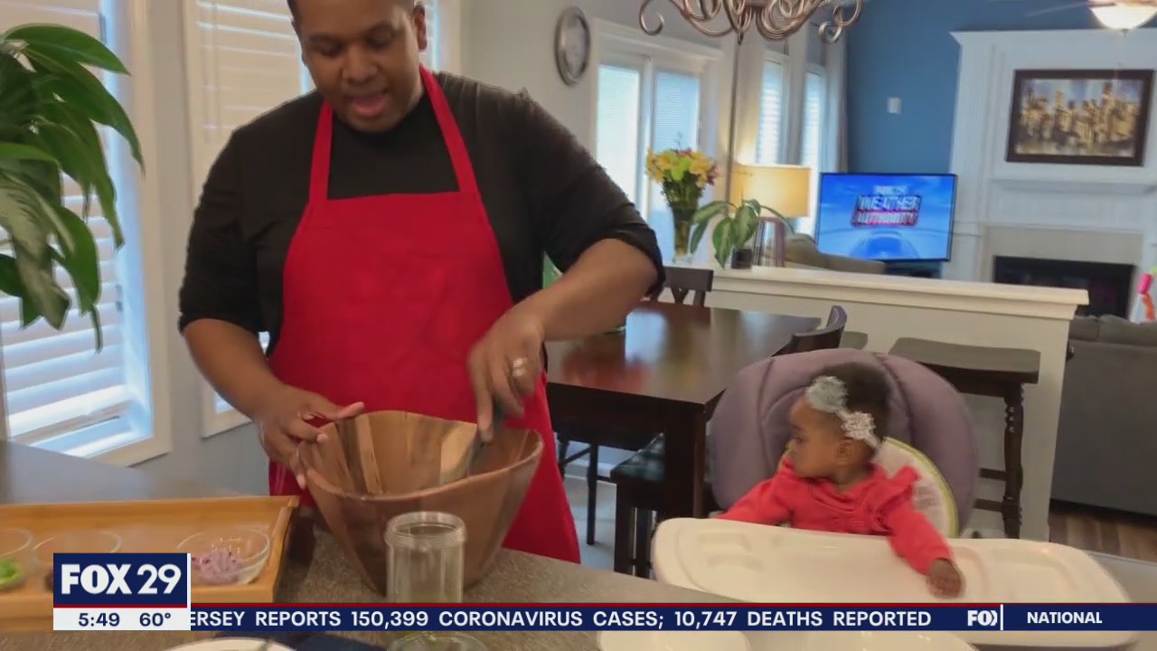 Scott Williams is cooking up a storm with items in his pantry