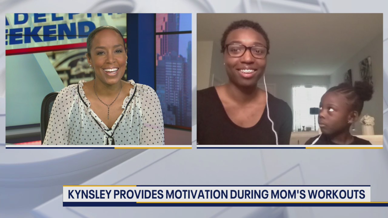 Florida 4 year old provides motivation during mother's workouts