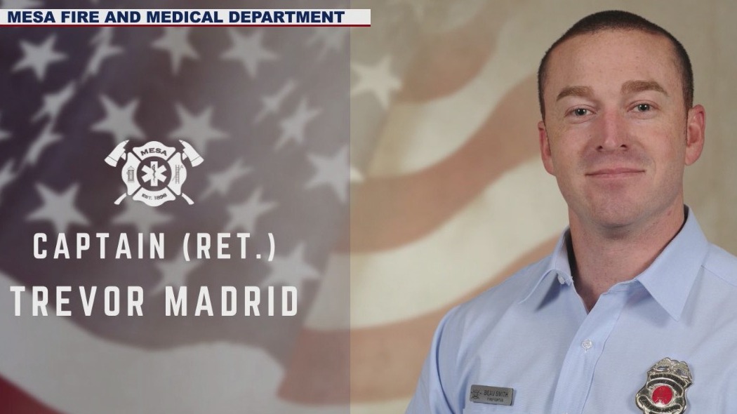Flags to fly at half-staff for retired Mesa fire captain who died from cancer