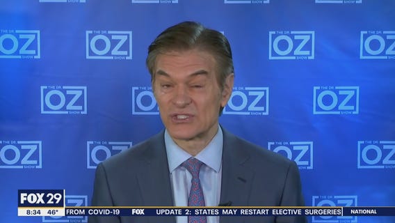 Dr. Oz discusses coronavirus and blot clots, breastfeeding