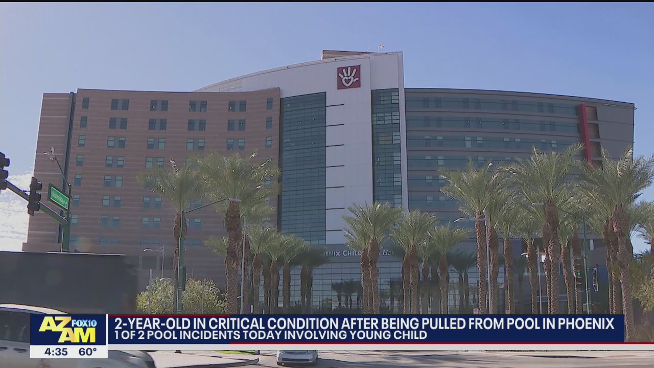 Toddler in extremely critical condition after being pulled from Phoenix ...