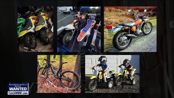 WANTED: Motorcycle-stealing garage burglar