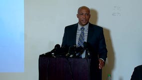 Attorney James Bible speaks at briefing following officers charged in death of Manuel Ellis