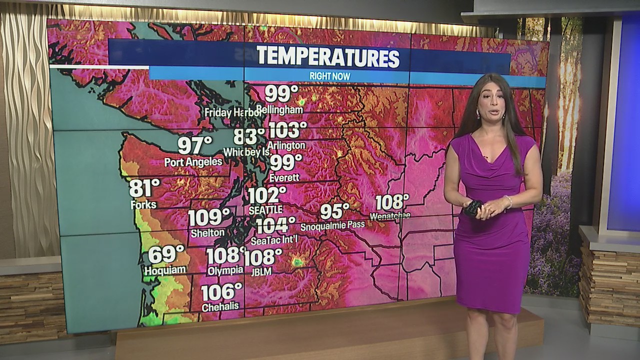 Temperatures reach triple digits again in parts of Washington