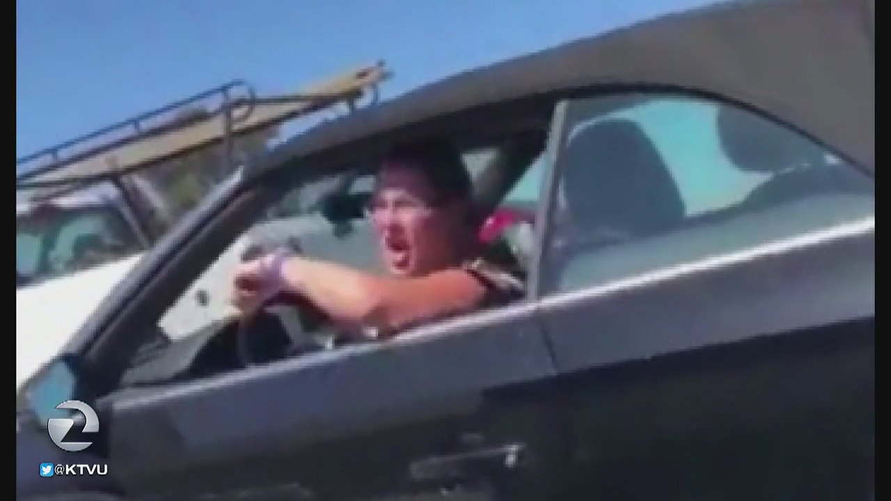 Driver's racist rant captured on video