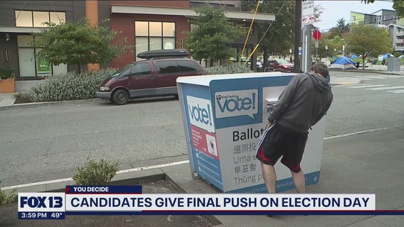 Candidates give final push on Washington's General Election Day