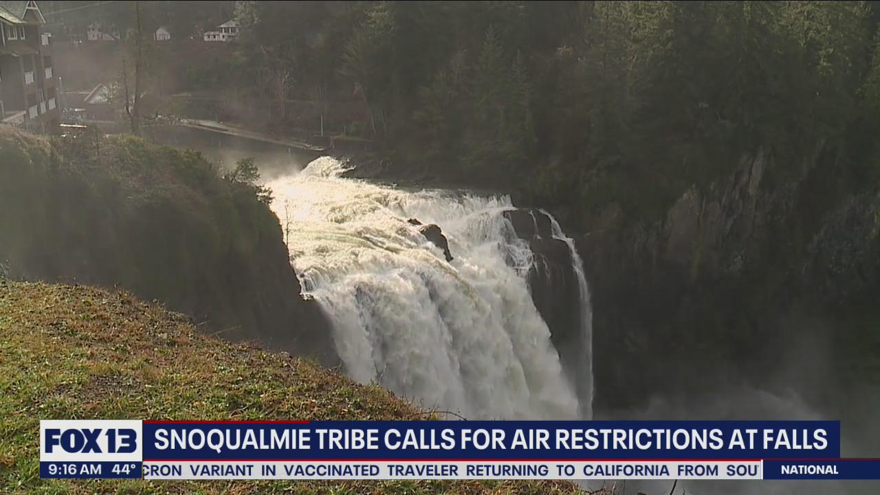 Tribe calls for air restrictions around Snoqualmie Falls