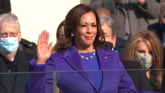 Kamala Harris sworn in as nation's first female Vice President